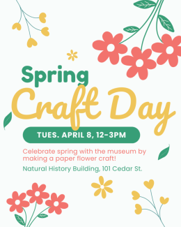 Spring Craft Day flyer