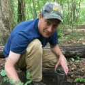 Dr. Mac Callaham sampling worms